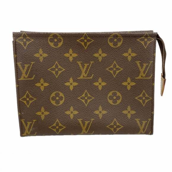 Louis Vuitton Bag/Pouch Monogram Pochette Toilette 19 M47544 Brown Women's P2...